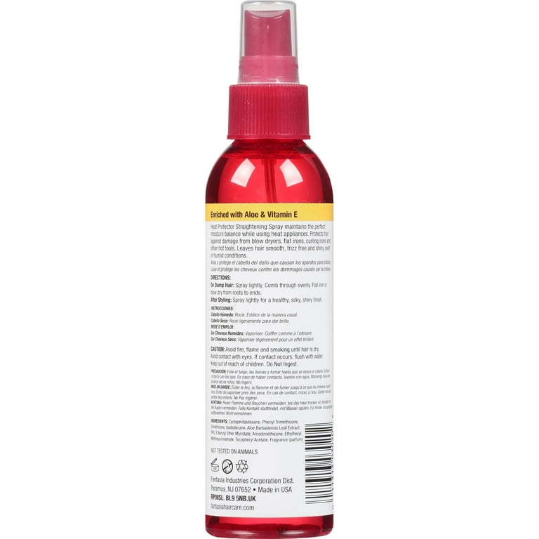 Fantasia ic hair polisher heat protector straightening serum 2025