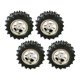 thumbnail image 1 of 4 piezas de neumáticos de goma para coche de juguete, accesorios para neumáticos de 5,5 cm, piezas RC todoterreno, neumáticos y ruedas para coche inte, 1 of 9