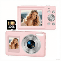 Digital Camera ,UHD 1080P Video 32GB SD Card,UHD 4K 48MP Point and Shoot Digital Camera,Compact Portable Small Gift for Boys Girls Students