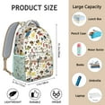 thumbnail image 6 of Funny Dog Themed Backpack – Adorable Dog Print School Bag with Bone and Tail Design for Animal Lovers, 6 of 6