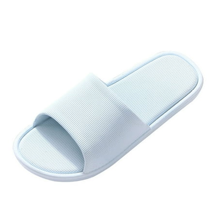 

Quealent Adult Women Shoes Elephant Slippers for Women Women Couple Shoes Solid Color Non Slip Open Toe Slippers Summer Slippers for Women Washable Blue 6