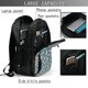 thumbnail image 4 of Easygdp Corgi with Flowers Mochila para Laptop de Viaje con Puerto USB, Mochila para Laptop con Puerto de Carga USB para Mujeres y Hombres, 4 of 7