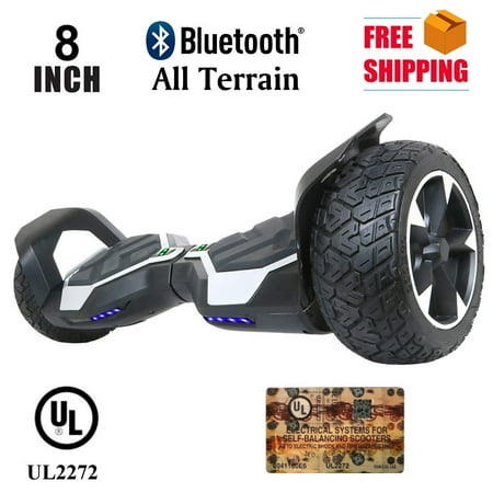 "Hoverboard 8"" All Terrian Hummer Self Balancing Wheel Electric Scooter - Gray"