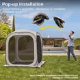 thumbnail image 3 of East Oak Pop up Screen Tent with Mosquito Netting, Portable Screen House Canopy Shelter, 6 x 6 FT InstantGazebo & UPF 50+ UV Protection, Beige, 3 of 8