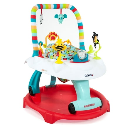 Kolcraft Baby Sit & Step 2-in-1 Activity Center and Walker with Toys, Bear Hugs
