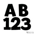 Black Bulletin Board Letters Educational 76 Pieces