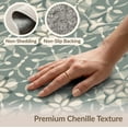 thumbnail image 6 of ODIKA 6'x9' Sage Green Floral Trellis Washable Area Rug Geometric Design With Intricate Motifs And Classic for Family Room, Living Mater Bedroom, Non-Slip, Easy Care, 6 of 7