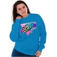 thumbnail image 5 of XOMG POP Bella Musical Rainbow Women Crewneck Sweatshirt Brisco Brands 3X, 5 of 6