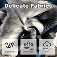 thumbnail image 3 of Raccoon Velvet Throw Covers Pillows with Unique Patterns - Set of 2 Decorative Pillow Inserts in 16x16, 18x18, 20x20 Inches for Home Decor and More, 3 of 6