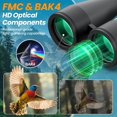 Objective Lens Model XIBUFE 20X80 High Powered Binoculars, 80Mm Large Aperture for Adults ...