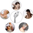 thumbnail image 4 of Shower Head, Shower Head with Hose, 5 Water Saving Modes and Switch Button, High Pressure Hand Shower Head Stainless Steel,MU, 4 of 5