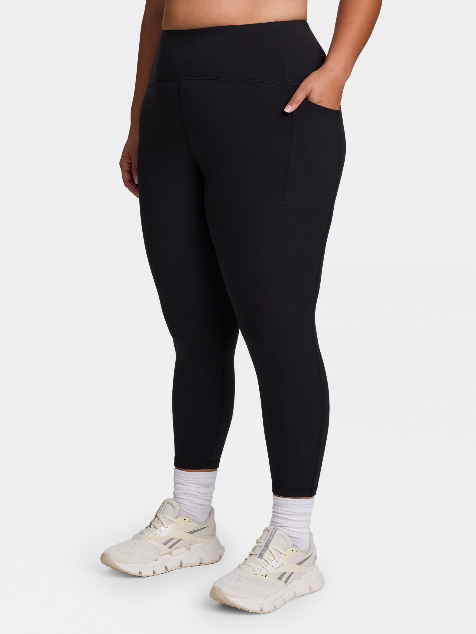 Reebok Women's Reflex High Rise 7/8 Legging, 25" Inseam, Sizes XS-4X