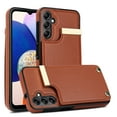 thumbnail image 6 of Wallet Case for Samsung Galaxy A13 5G, Vintage Premium PU Leather Ultra Slim Case with Card Holder, Protective Anti-drop Magnetic Clasp Phone Case for Samsung Galaxy A13 5G, Brown, 6 of 7