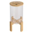 thumbnail image 4 of 8L Rice Storage Container, Glass Grain Container, Rice Container with Lid& Stand, 4 of 12