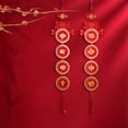 thumbnail image 4 of Holloyiver Chinese New Year Decorations, Spring Festival Door Pendant, Chinese Hanging Ornament with Tassel, Decoration for New Year Spring Festival Home Office Decorations, 4 of 8