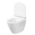 thumbnail image 4 of Supreme In-Wall toilet Combo Set - 20" Toilet Bowl With Soft-Close Seat, Tank And Carrier System, Push Buttons Included., 4 of 12