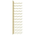 thumbnail image 3 of vidaXL Wall Mounted Wine Rack for 36 Bottles Gold Iron, 3 of 5
