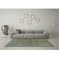thumbnail image 3 of Ahgly Company Indoor Square Abstract Light Blue Modern Area Rugs, 3' Square, 3 of 4