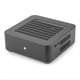thumbnail image 1 of Mini HTPC de Aluminio, Carcasa Mini ITX, para Juegos, PC de Escritorio con Fuente de Alimentación de 8 Pines, Color Negro., 1 of 7