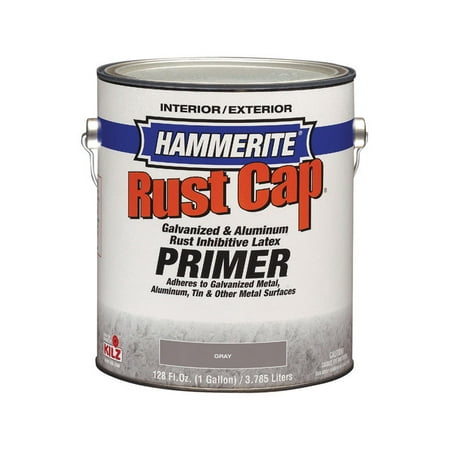 Hammerite Rust Cap Galvanized and Aluminum Grey Primer 1 qt