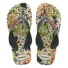 Havaianas Boys Max Trend Sandal Flip Flop - White/Grey - 33/34 BR