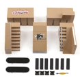 thumbnail image 3 of Fingerboard Skatepark With 2/3 Finger Skateboards, Buildable Fingerboard Ramps With Parts - Q34, 3 of 5