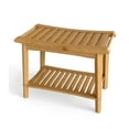 thumbnail image 5 of Shower Seat, Storage Shelf Wood Shower Stool  For Spa, 5 of 7