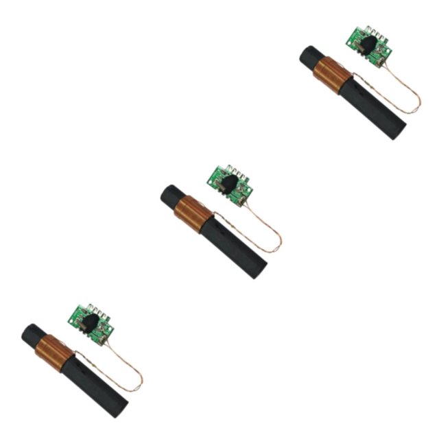 Decodeary Module Radio Réveil Signal Induction Premium 5KHz Haute Performance Électrique DCF-1060N-800 22 x 13.5 x 1mm 3ensemble