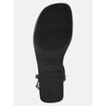 thumbnail image 6 of Time and Tru Women's Hardware Faux Leather Thong Sandals, 6 of 6