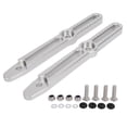thumbnail image 1 of Windscreen Adjusters Bracket Kit Aluminum Reduce Noise Replacement for Suzuki VStrom 800DE DL800 2022 to 2024 Silver, 1 of 4