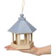 thumbnail image 2 of Comedero para pájaros, comedero colgante en forma de casa de madera, utilizado para decoración de parques y jardines al aire libre, con eslinga., 2 of 7