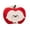 Red, variant on 20in Apple Leopard Plush Pillow – Fruit Shape Decorative Cushion for Sofa,Bedroom,Living Room