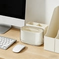 thumbnail image 4 of 1pc Desktop Trash Can, Tiny Plastic Trash Bin for Home Office Desk Dormitory, Compact Waste Basket for Paper Scraps Peel, Sturdy Easy Clean, 6" x 8", 4 of 6