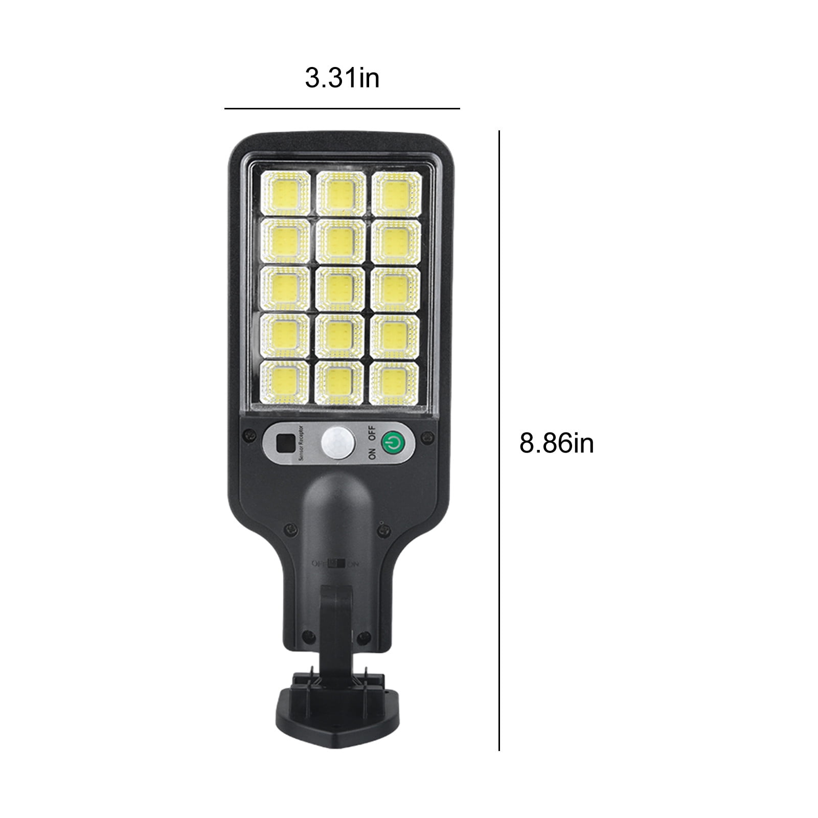 Specollect Clearance 1Pcs Solar Lights Outdoor,LED Solar Powered Motion Sensor Flood Lights with Remote,Dusk to Dawn Led Solar Security Wall Lights with Cable IP65 Waterproof for Outside,Garage