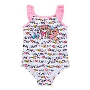 Character Toddler Girl Ruffle Strap One- Piece Swimsuit, Sizes 12M-5T