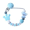 thumbnail image 6 of SPRING PARK Silicone Pacifier Clip Teether Toy Teething Teething Soother Pacifier Clip, 6 of 7