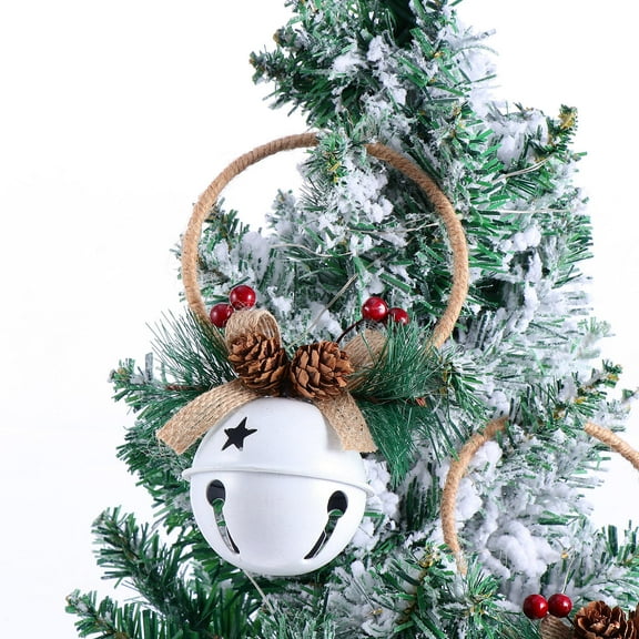 NIYANGLE 4Pcs Christmas Decorations Bells Bell Pendants with Manufacturing
