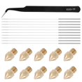 thumbnail image 1 of 0.4mm Nozzles Cleaning Pin Tweezers Tool Set Stainless Steel for MK8 3D Printer Accessory, 1 of 5