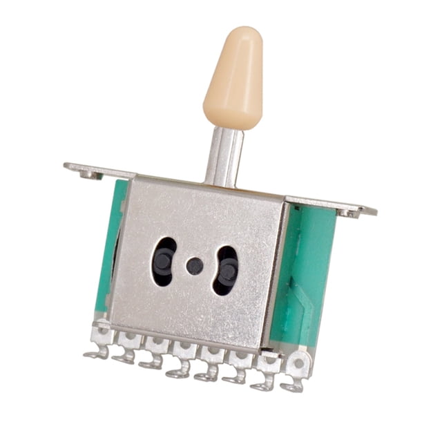 Interruptor de tonos de selector de pastilla de 5 vías para pieza de instrumento de guitarra eléctrica ST SQ Hugtrwg Para estrenar