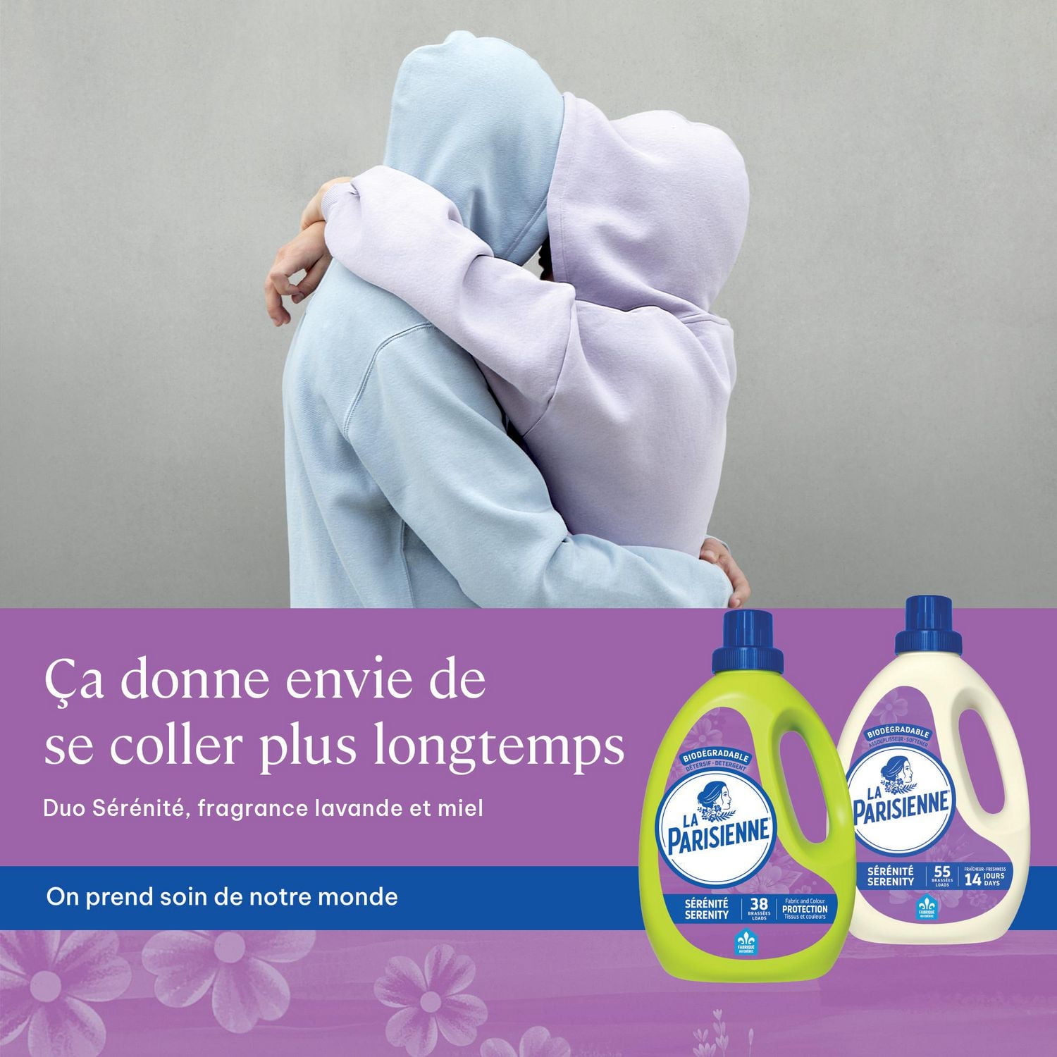 Détergent à lessive liquide La Parisienne, SÉRÉNITÉ, 1.52L, 38 brassées LET DET SÉRÉNITÉ 1.52L 38br
