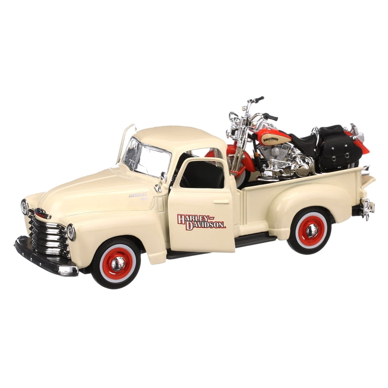 Maisto 1:24 Harley-Davidson Motorcycle with H-D Custom Pickup