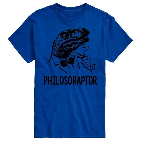 Instant Message - Philosoraptor - Men's Short Sleeve Graphic T-Shirt