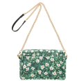 thumbnail image 2 of FORMRS Women Crossbody Purse with Chain Strap Vegan Leather Shoulder Handbag, Small White Flowers, 2 of 7