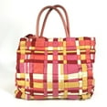 thumbnail image 2 of Pre-Owned PRADA Prada woven logo triangle plate tote bag handbag nylon men's women's... (Good), 2 of 16