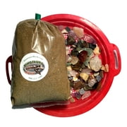 Gemstone Mining Prospecting Kit - 5 lb Sluice Bag and Sand Sifter - Dozens of Real Minerals and Gemstones