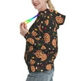 thumbnail image 2 of Honeii Pizzas Mushrooms Pattern Womens Oversized Hoodies Long Sleeve Sweatshirts Pullover Fall Outfits with Pocket-X-Large, 2 of 7