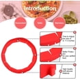 thumbnail image 3 of RONGRONG Adjustable Pie Crust Shield, Silicone Pie Protector, Fits Rimmed Dish 8" - 11.5", Dishwasher Safe (2 Pack), 3 of 7