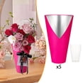 thumbnail image 6 of 5 Pieces Flower Bouquet Box Floral Arrangement Holder Gift Packaging Waterproof Liner for Mother's Day Weddings, 6 of 8
