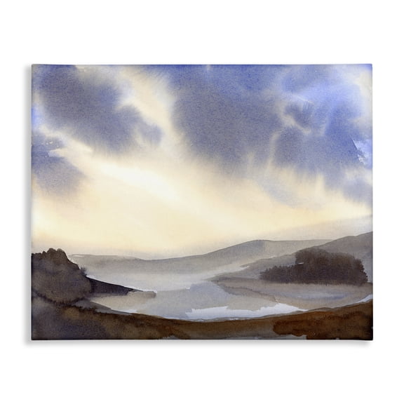 Stupell Industries Traditional Dreamy Bay Inlet Horizon Canvas Art, 20 x 16, by Ashley Davis