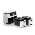 thumbnail image 2 of Ninja Foodi 4-in-1 10 Qt. XL 2-Basket Air Fryer with Dual Zone Technology, White, DZ300CWH, 2 of 7